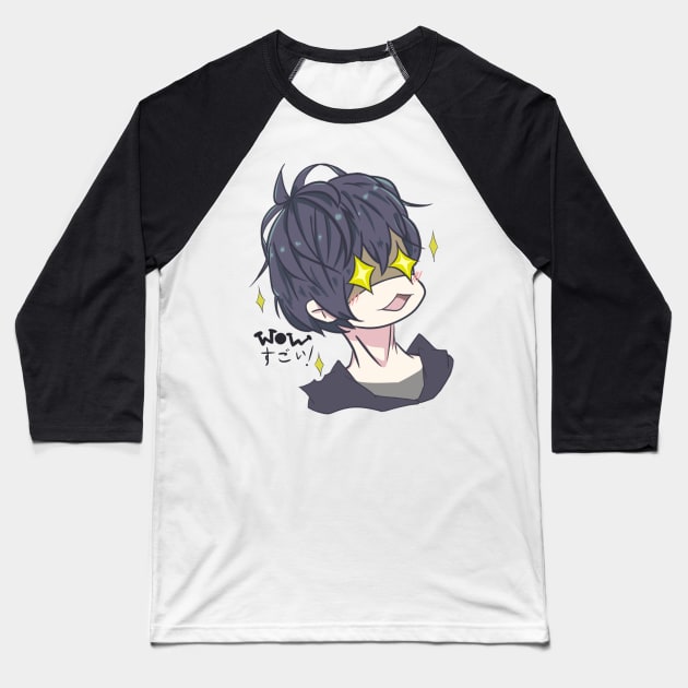 WOW Baseball T-Shirt by hahalolium_